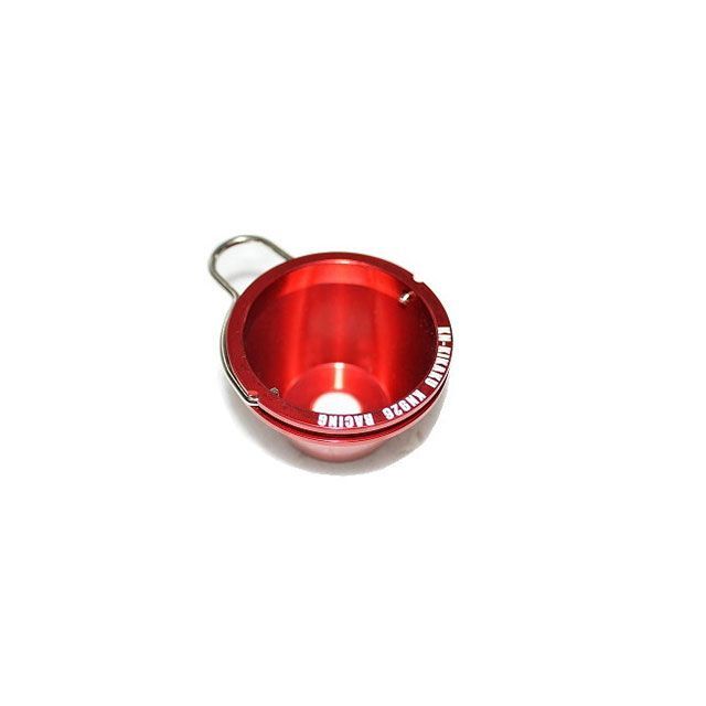 KN企画 汎用アクスルスライダー ファンネルタイプ 12mm 汎用 カラー レッド KN-AFN...