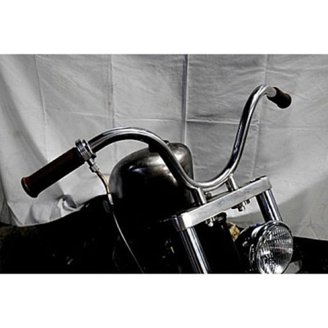 【正規品】部品屋K&W SO-CALバー ハーレー用 仕様 黒 1in P10153