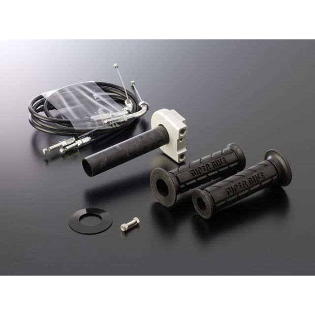 アクティブ 汎用スロットルキット TYPE-1 巻取φ40 汎用 ホルダーカラー ブラック ワイヤー メッキ金具/800mm 1061482