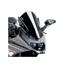 正規品／Puig レーシングスクリーン カラー：ブラック 7004N プーチ スクリーン関連パーツ バイク RC125 RC390