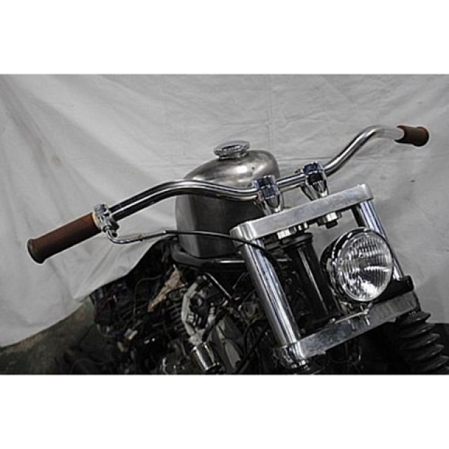 部品屋K&W ドロップバー タイプ1 マグナ サイズ 7/8in 仕様 黒 P22141