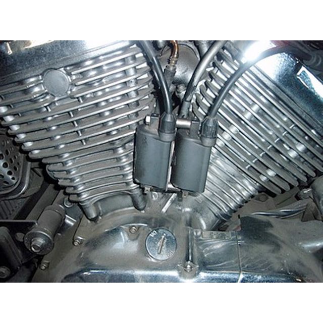 部品屋K&W コイル移設キット バルカン 仕様 プラグコード黄のみ P18044