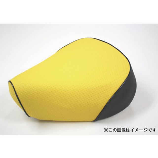 グロンドマン リモコンジョグ/ZR（5KN/5SU/5PT/5SW） 国産シートカバー エンボスイエロー リモコンジョグ/ZR タイプ 被せ 仕様 黒パイピング GR29YC250P10