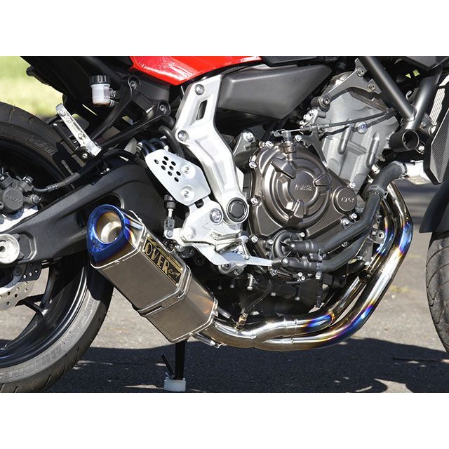 オーバーレーシング TT-Formula RS フルチタン マフラー 2-1 レーシング MT-07 ・20-50-12