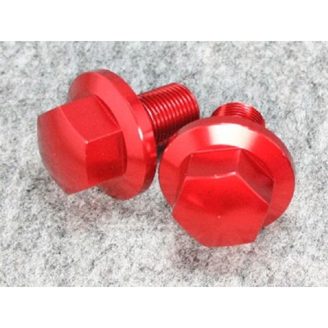 タグパーツサービス トップブリッジボルト APE/XRモタード 50/100 カラー レッド 109131