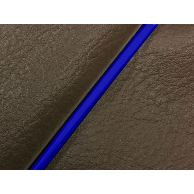 グロンドマン リモコンジョグ/ZR（5KN/5SU/5PT/5SW） 国産シートカバー ダークブラウン リモコンジョグ/ZR タイプ 張替 仕様 青パイピング GH29YC500P50