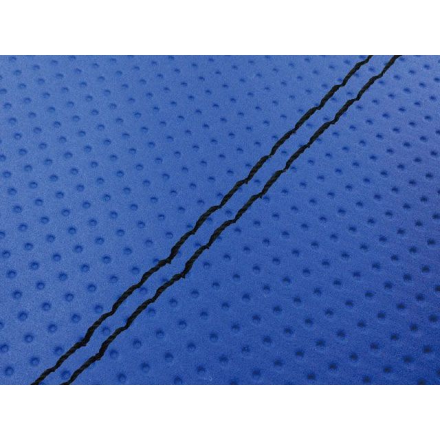 グロンドマン リモコンジョグ/ZR（5KN/5SU/5PT/5SW） 国産シートカバー フルエンボスブルー リモコンジョグ/ZR タイプ 張替 仕様 黒ダブルステッチ GH29YC390SW10