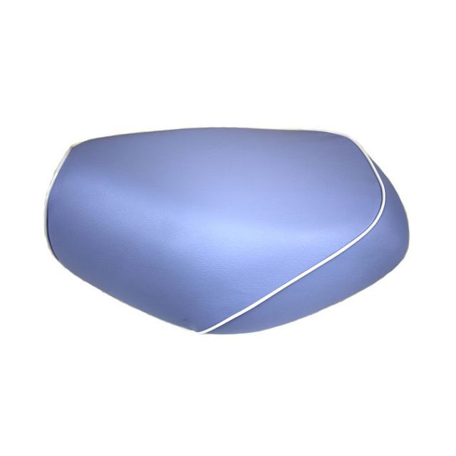 グロンドマン リモコンジョグ/ZR（5KN/5SU/5PT/5SW） 国産シートカバー ライトブルー リモコンジョグ/ZR タイプ 張替 仕様 白パイピング GH29YC340P20