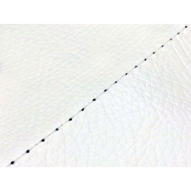 グロンドマン リモコンジョグ/ZR（5KN/5SU/5PT/5SW） 国産シートカバー 白 リモコンジョグ/ZR タイプ 張替 仕様 透明ステッチ GH29YC20S0