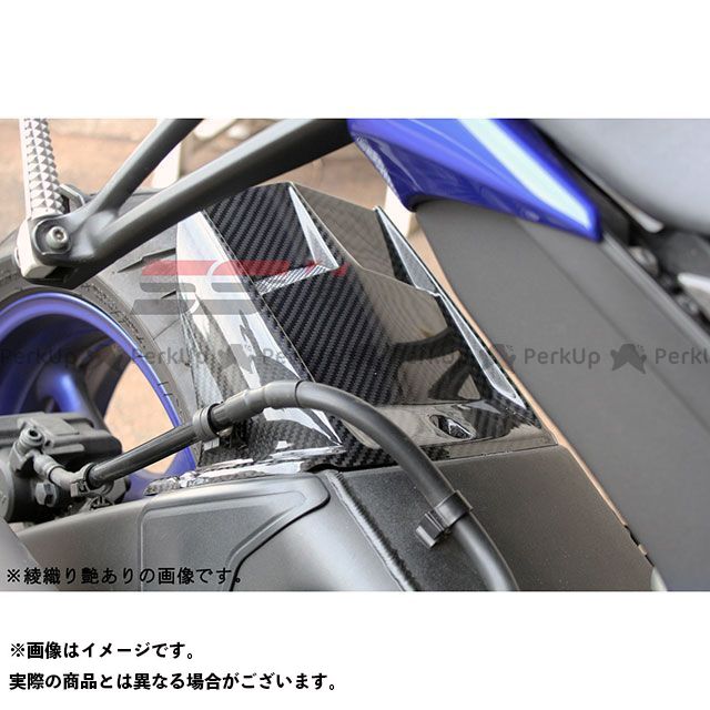 SPEEDRA リアフェンダー ドライカーボン YZF-R6 カラー 平織り艶あり CYA0404PG