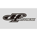 正規品／DIRTFREAK ダイカットステッカー コープ-ロゴ カラー：ブラック サイズ：15cm DF50-6221 ダートフリーク ステッカー 日用品