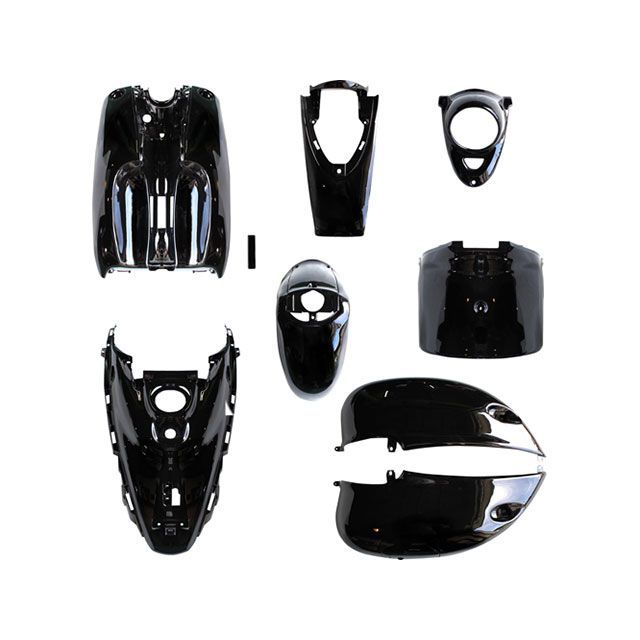 supervalue ビーノ 5AU 外装10点セット 高品質タイプ カラー：ブラック CWL365 スーパーバリュー 外装セット バイク ビーノ
