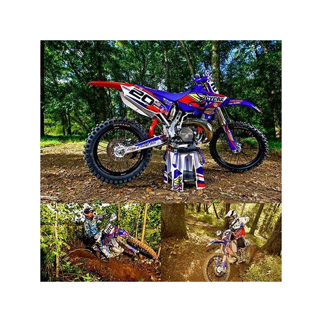 CYCRA YAMAHA パワーフローリアフェンダー YZ125/YZ250/YZ250X（2003-2017）2T カラー：ブルー 1514-XX サイクラ フェンダー バイク YZ125 YZ250