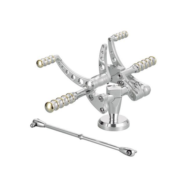 カスタムテック ビンテージフォワードコントロール ハーレー 仕様 1986-1999（ポリッシュ＆ブラス） P10929