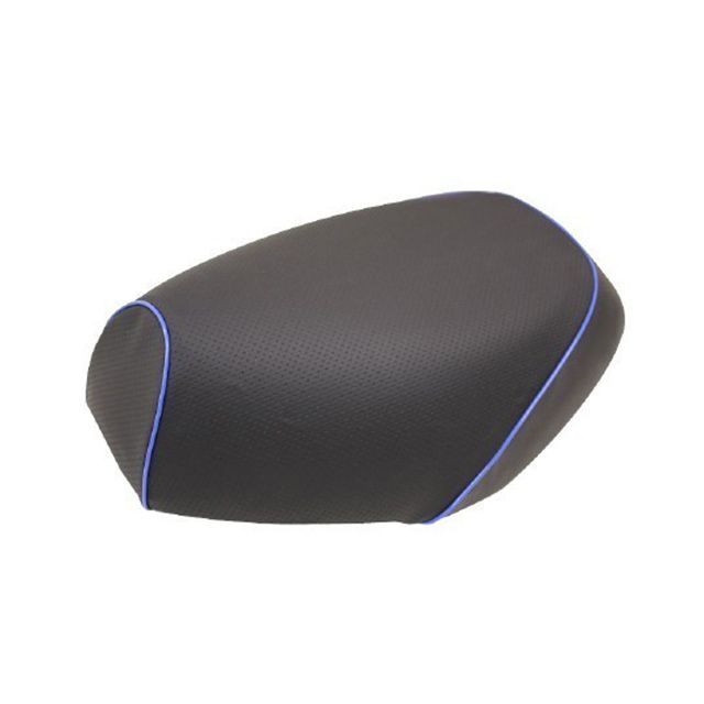 グロンドマン シグナスX（SE12J）台湾仕様 グロンドマン国産シートカバー 被せ（エンボス黒） シグナスX 仕様 青パイピング GR71YC80P50