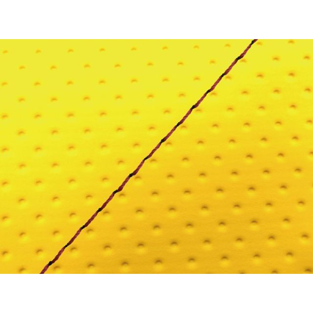 グロンドマン FZ1 フェザー（10年～）タンデム（リア側） グロンドマン国産シートカバー 張替（フルエンボスイエロー） FZ1 フェザー 仕様 赤ステッチ GH5566YC400S40