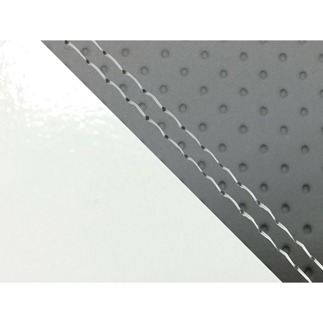 グロンドマン FZ1 フェザー（10年〜）タンデム（リア側） グロンドマン国産シートカバー 張替（エンボスグレー・エナメルホワイト） FZ1 フェザー 仕様 透明ダブルステッチ GH5566YC1258SW0