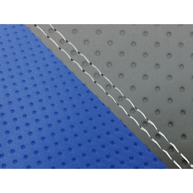 グロンドマン FZ1 フェザー（10年〜）タンデム（リア側） グロンドマン国産シートカバー 張替（エンボスグレー・エンボスブルー） FZ1 フェザー 仕様 透明ダブルステッチ GH5566YC1226SW0