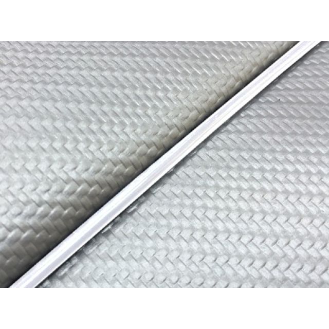 グロンドマン Gダッシュ 2型 グロンドマン国産シートカバー 張替（カーボンシルバー） Gダッシュ 2型 仕様 白パイピング GH34HC170P20