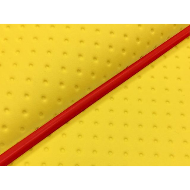 グロンドマン スカッシュ グロンドマン国産シートカバー 張替（フルエンボスイエロー） スカッシュ 仕様 赤パイピング GH44HC400P40