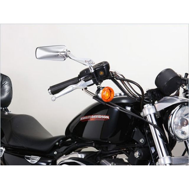 タナックス ガセットミラー 汎用 カラー クロームメッキ タイプ 左側用 AM2-101-10L