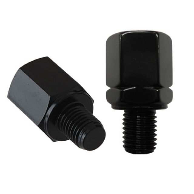 タナックス 逆ネジアダプター（10mm→10mm逆ネジ） YAMAHA車 カラー ブラック H-10