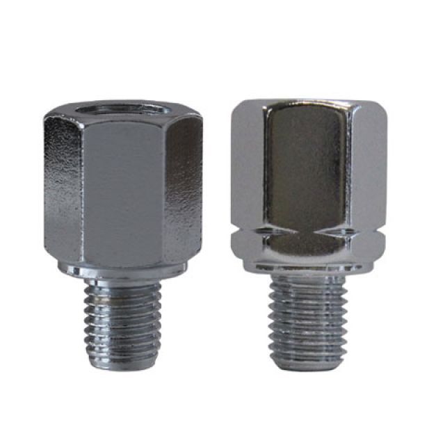 タナックス ネジ径変換アダプター（8mm→10mm） 一般車 カラー クロームメッキ CM-2