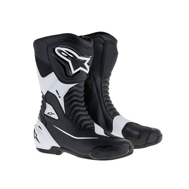 Alpinestars SMX-S ブーツ（ブラック/ホワイト） サイズ：40 アルパインスターズ ライディングブーツ バイク