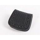 デグナー 【特価品】W-89 カービングレザーコインケース(ブラック) W-89-BK