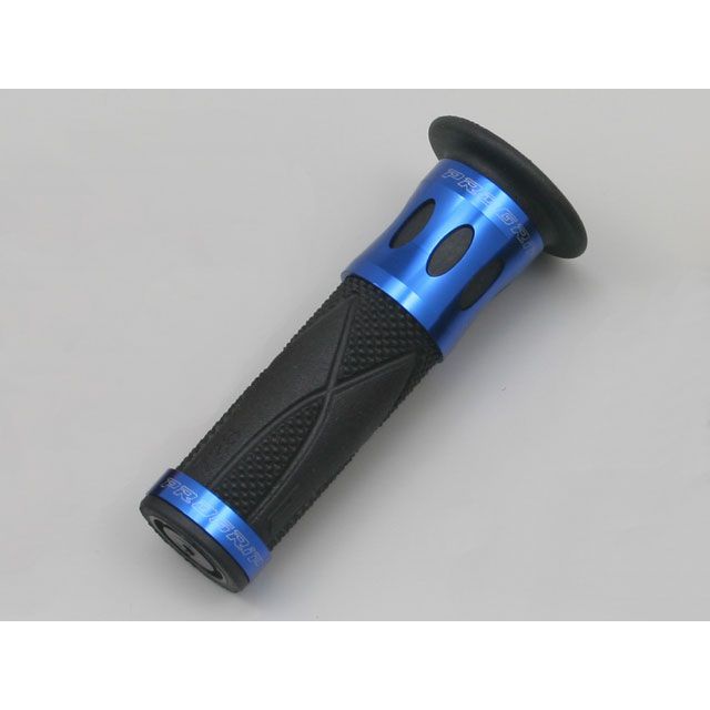 ●メーカー名：プログリップ / PROGRIP●商品名：728タイプ エンド貫通●カラー ブラック/ブルー・カラー：ブラック/シルバーはこちら・カラー：ブラック/ゴールドはこちら・カラー：ブラック/レッドはこちら・カラー：ブラック/ブラックはこちら●メーカー品番：98088●JANコード：4909449523193商品の保証は、メーカー保証書の内容に準じます。材質スタンダードラバー仕様エンド貫通サイズ全長：122mm 内径：22/25mm備考カスタム車両にお奨めなデザイン。スタンダードラバーにアルマイト処理を施したアルミリングを付属。※掲載画像はイメージです。実際の商品とは色味や仕様が異なる場合がございます。メーカー車種年式型式・フレームNo.その他ホンダGROM LEDヘッドライト車JC61純正スロットルスリーブのリブを削る必要有りスズキGSR250F L4GJ55Dスリーブ加工が必要汎用※商品掲載時の適合情報です。年式が新しい車両については、必ずメーカーサイトにて適合をご確認ください。