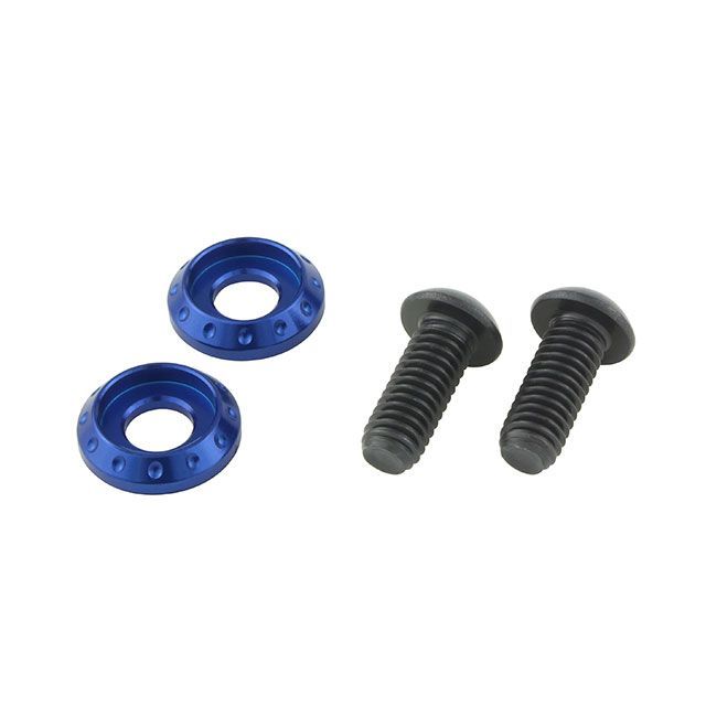 ポッシュフェイス マシンドライセンスプレートホルダーセット（ブルー） 汎用 ・500096-01