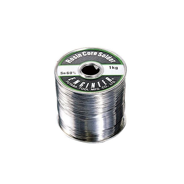 ●メーカー名：エンジニア / ENGINEER●商品名：SW-33 糸ハンダ 1.0×1KG●メーカー品番：SW-33●JANコード：4989833056339商品の保証は、メーカー保証書の内容に準じます。●素材合金成分：Sn60％・Pb40％●重量1000g●サイズ線径（mm）：1.0●備考活性化ヤニ入りですので、ペーストは不要です。半田付け作業などに。