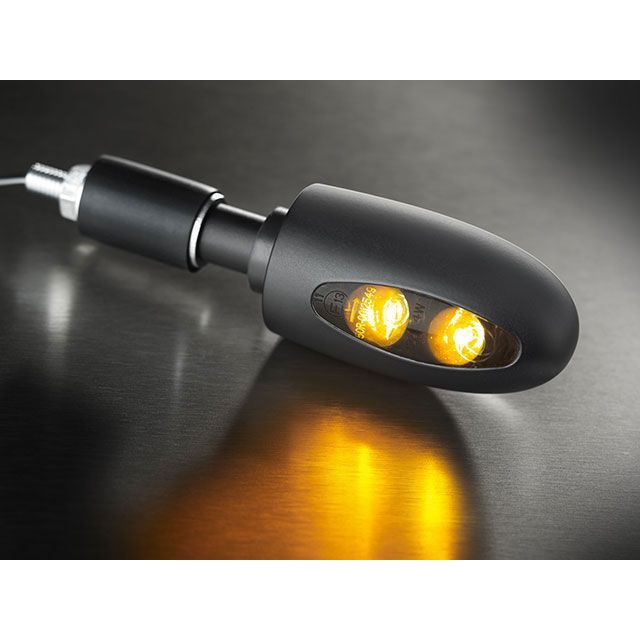 ケラーマン ハンドルバーエンド ウインカー BL1000 Dark 汎用 KM122-100