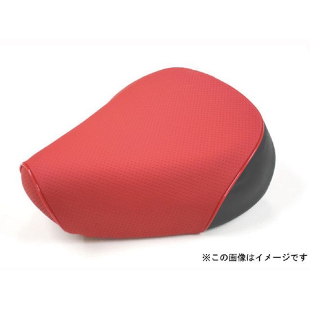 グロンドマン ジュリオ（AF52） 国産シートカバー エンボスレッド ジュリオ タイプ 被せ 仕様 赤パイピング GR82HC270P40