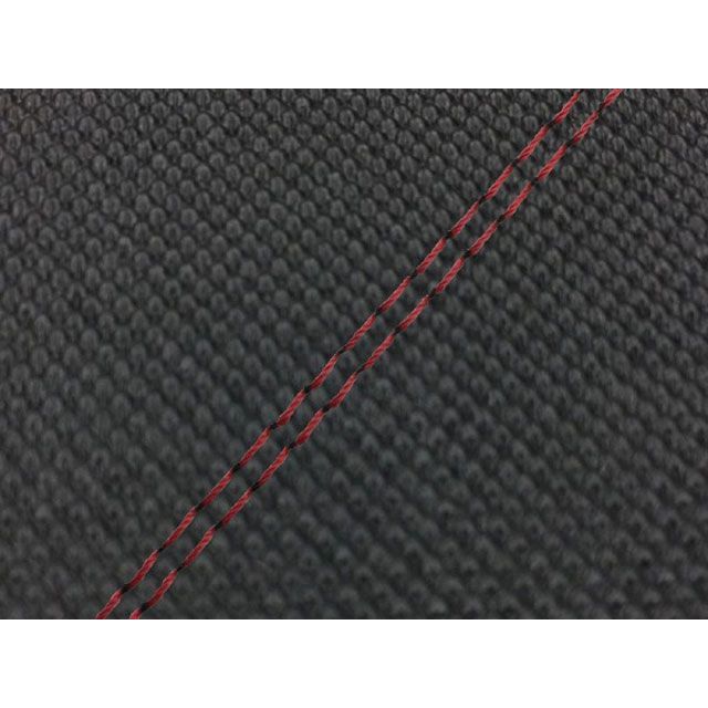 グロンドマン ジュリオ（AF52） 国産シートカバー スベラーヌブラック ジュリオ タイプ 張替 仕様 赤ダブルステッチ GH82HC460SW40