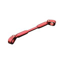 アルキャンハンズ アジャスタブルハンドルブレース ハンドル幅約260mm~320mm対応/太さ22.2mm 汎用 カラー レッド F00026C