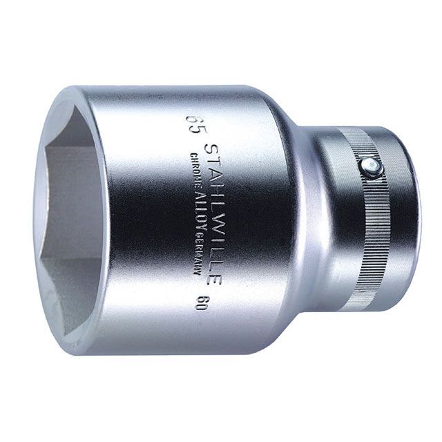 ●メーカー名：スタビレー / STAHLWILLE●商品名：60-80（1”SQ）ソケット（6角）（06010080）●メーカー品番：・60-80●JANコード：4018754009992商品の保証は、メーカー保証書の内容に準じます。●質量2863g●サイズサイズ（mm）：80 全長（L：mm）：120 ソケット部外径（d1：mm）：108 差込部外径（d2：mm）：60 ソケット奥内径（d3：mm）：73 ボルト接触部内面奥行き（t1：mm）：48 最大奥行き（t2：mm）：83.5●仕様差込角（”SQ）：1●備考AS-drive（面接触）タイプ。12角タイプ。