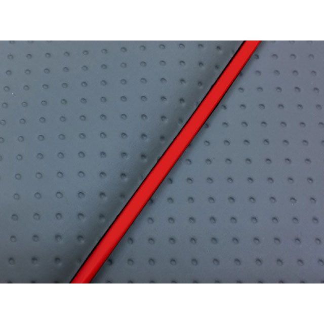 グロンドマン ジョルノクレア（AF54） 国産シートカバー フルエンボスグレー ジョルノクレア タイプ 張替 仕様 赤パイピング GH54HC410P40