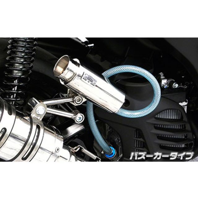 WirusWin NVX125/NVX155/AEROX155用 ブリーザーキャッチタンク バズーカータイプ ウイルズウィン 燃料・オイル関連パーツ バイク NVX 125 NVX 155 その他のモデル