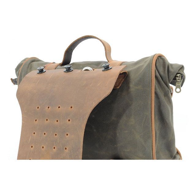 ロングライド ヘリテージ サドルバッグ・ロールトップ 18L（カーキ） 汎用 CUS137WKHA