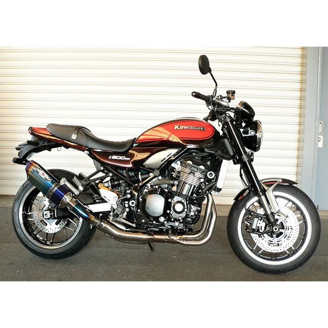ビートジャパン NASSERT-Evolution Type II スリップオンマフラー（ブルーチタン） Z900RS 0222-KE3-BL