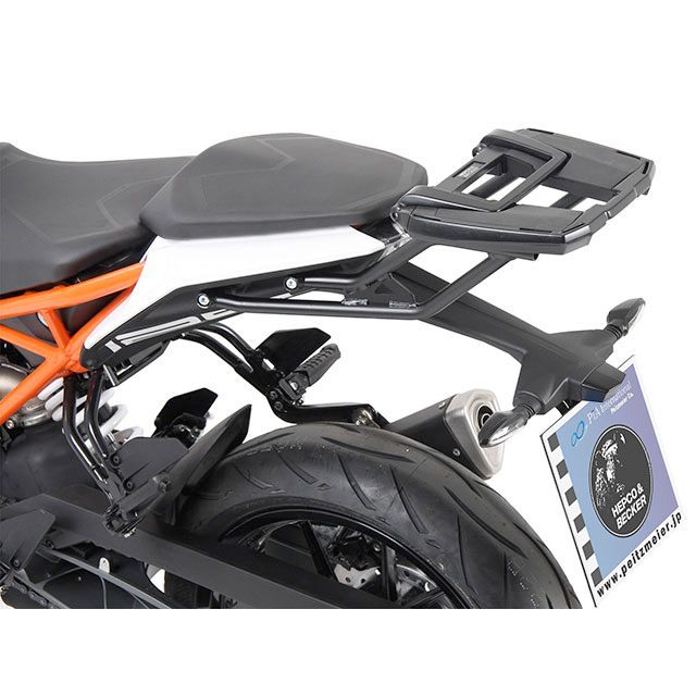 ヘプコ＆ベッカー トップケースホルダー（キャリア） EasyRack/イージーラック（ブラック） 125 Duke 390 Duke 661-7555-0101