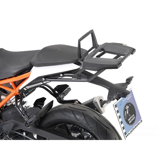 ヘプコ＆ベッカー トップケースホルダー（キャリア） Alurack/アルミラック（ブラック） 125 Duke 390 Duke 652-7555-0101