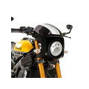 プーチ セミフェアリング レトロ XSR900 本体 ブラック スクリーン ダークスモーク 8934F(2)
