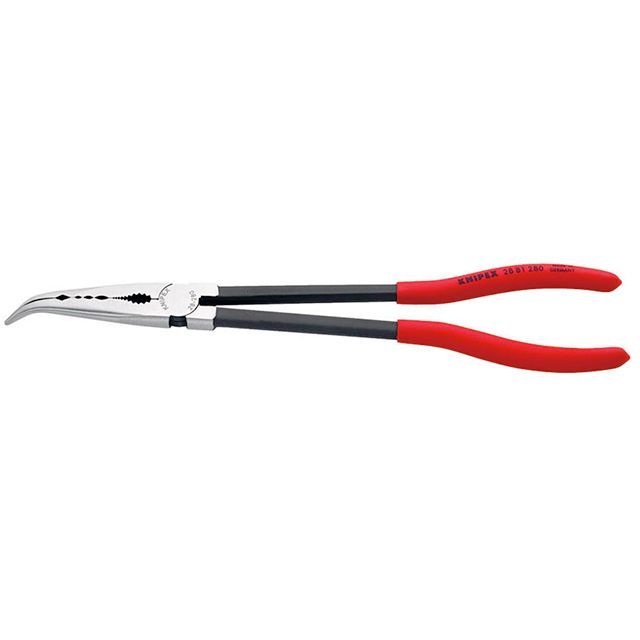 KNIPEX 2881-280 ロングリーチベントニードルノーズプライヤー ・2881-280 クニペックス ハンドツール バイク 車 自動車 自転車