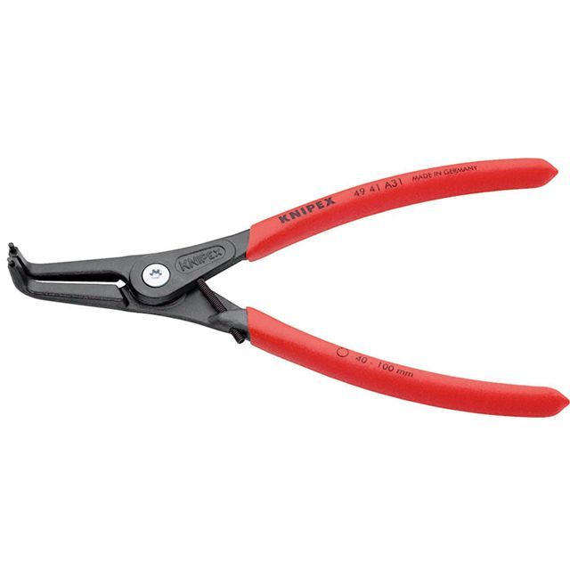 クニペックス 4941-A31 軸用精密スナップリングプライヤー 曲(ストッパー) ・4941-A31