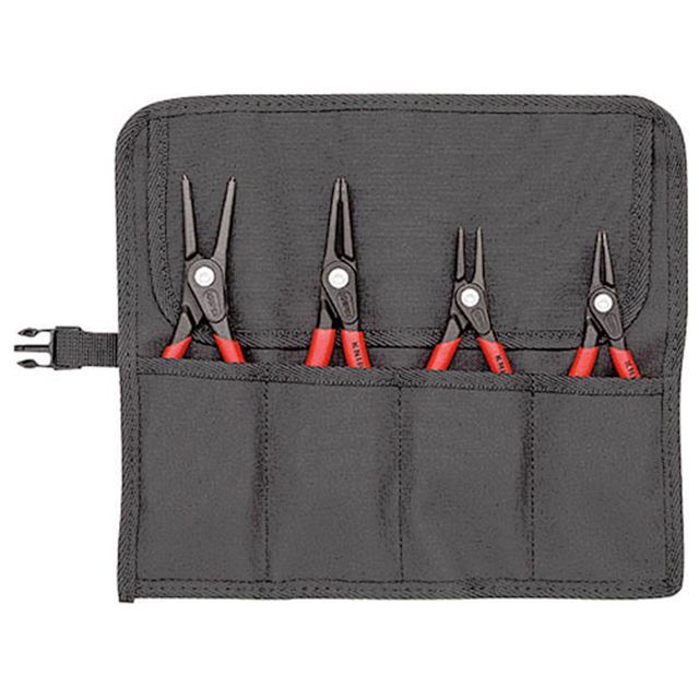 クニペックス 001957 精密スナップリングプライヤーセット(4本組) ・001957