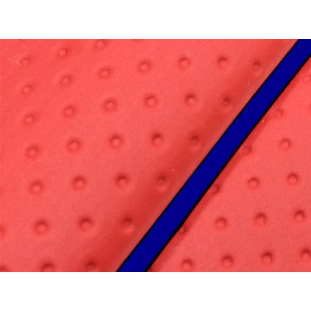 グロンドマン アドレス110（EBJ-CE47A）4ストローク/スズキ グロンドマン国産シートカバー 張替（フルエンボスレッド/青パイピング） アドレス110 GH5576SC380P50