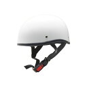 【メーカー直送】B B ダックテールヘルメット（ホワイト） BB700 ビー＆ビー ハーフヘルメット バイク