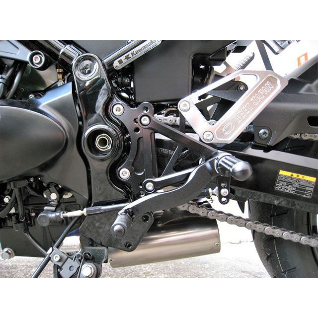 BEET ハイパーバンク 固定式（ブラック/シルバー） 0111-KE3-49 ビートジャパン バックステップ関連パーツ バイク Z900RS